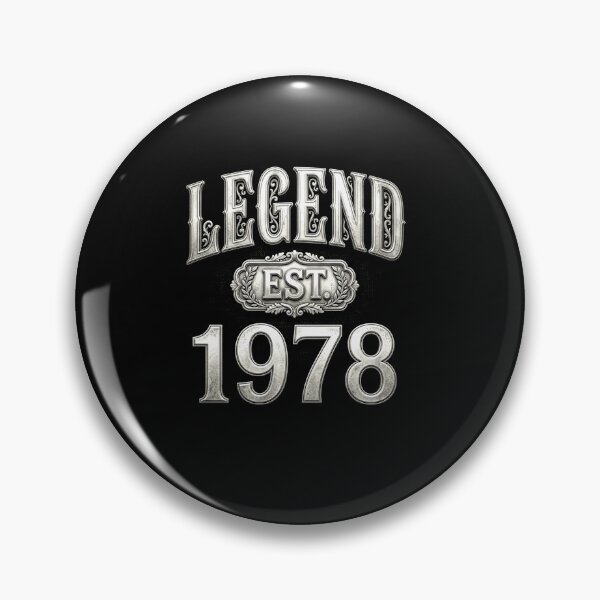 Item preview, Legend Est 1978 Vintage Classic Birthday Typography Design designed and sold by msaloyach.