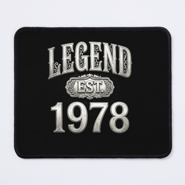 Item preview, Legend Est 1978 Vintage Classic Birthday Typography Design designed and sold by msaloyach.