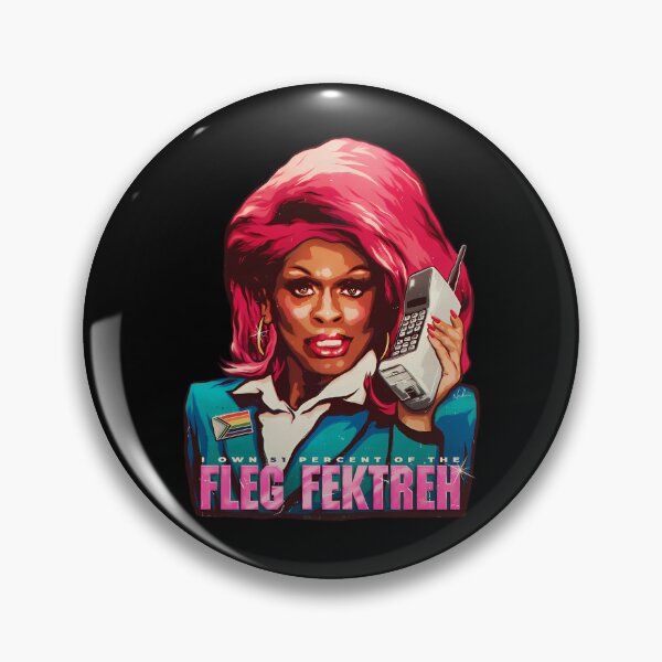 Item preview, Drag Queen Pink Hair Holding Brick Phone designed and sold by rileyarnold05.