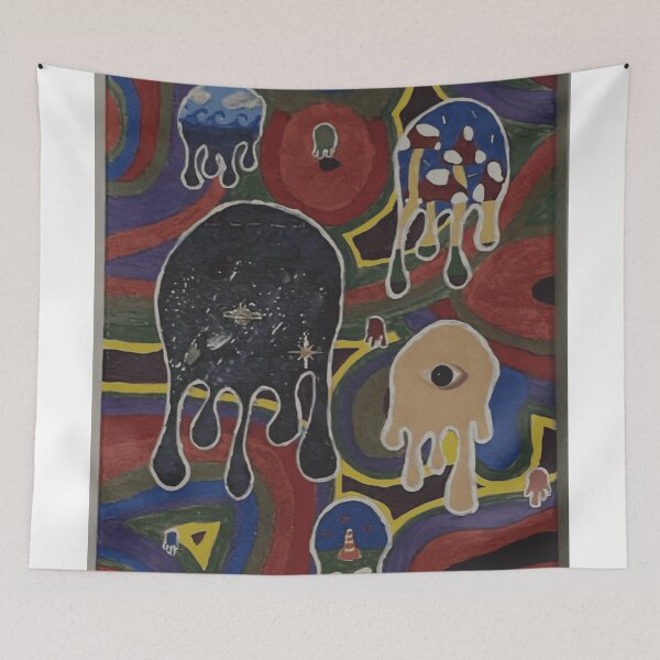 Item preview, Trippy Abstract Melting Shapes Space Galaxy Eyeball Psychedelic Art designed and sold by GloomPop.