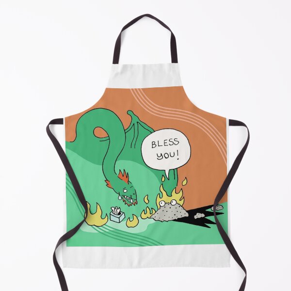 Item preview, Dragon Sneezes Fire Bless You Humor designed and sold by Lilyaena.
