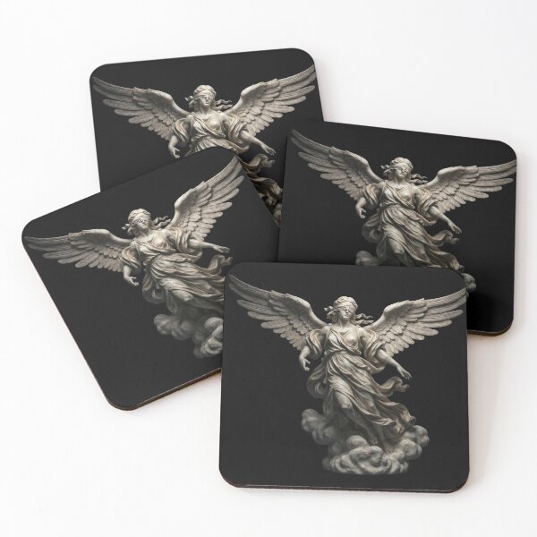 Item preview, Blind Justice Angelic Marble Statue designed and sold by Tout-Puissant.