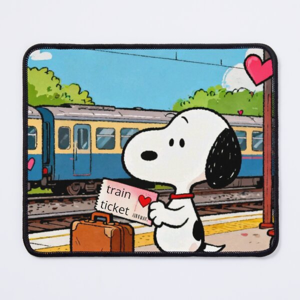 Item preview, Snoopy Train Station Valentine Art designed and sold by Innova_Creations.
