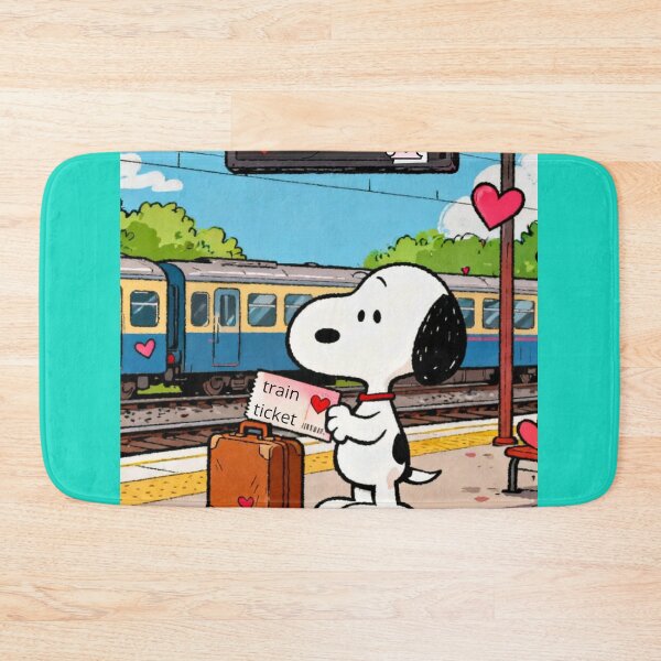 Item preview, Snoopy Train Station Valentine Art designed and sold by Innova_Creations.