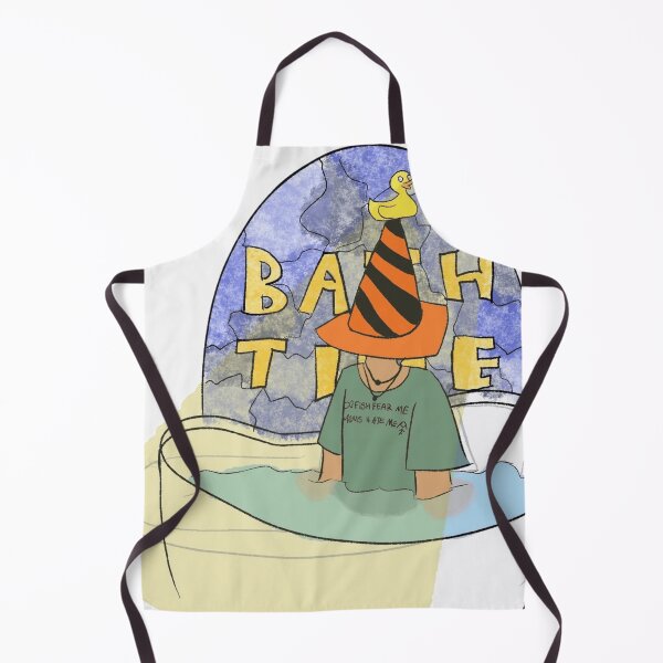 Item preview, Funny Bath Time Bathing Character Traffic Cone Hat Meme Art designed and sold by GloomPop.