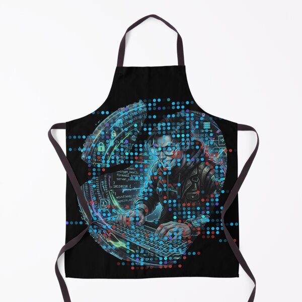 Item preview, Cyberpunk Hacker Neon Data Matrix Pixel Art designed and sold by rich-moda.