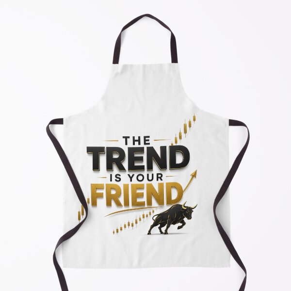 Item preview, The Trend Is Your Friend Trading Bull Market Typography designed and sold by PipForgeStudio .