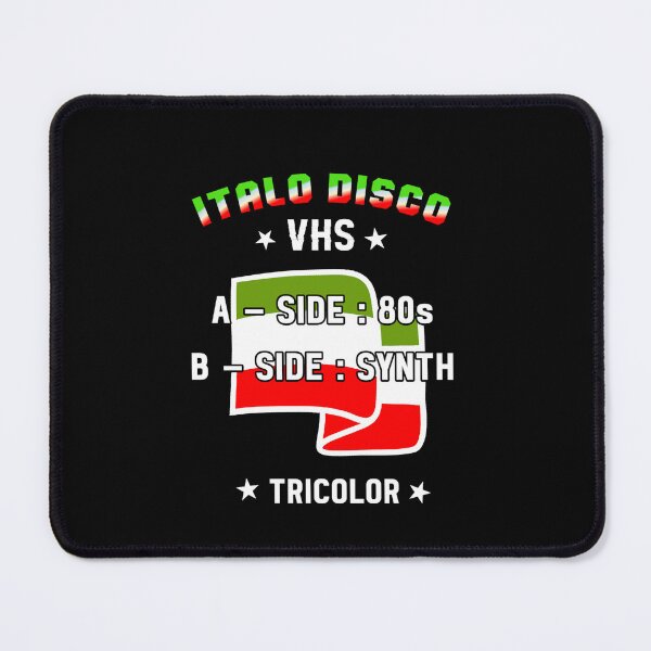 Item preview, Italo Disco VHS Tricolor A-Side 80s B-Side Synth Retro 80s Music designed and sold by Graphroad.