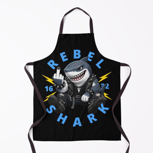 Item preview, Rebel Shark Middle Finger designed and sold by pUNKnown.