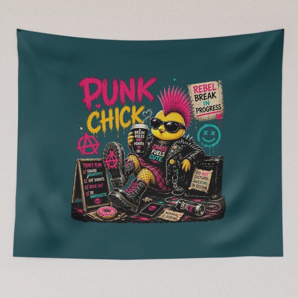 Item preview, Punk Chick™ – Rebel Break In Progress designed and sold by Sanctum Icons.