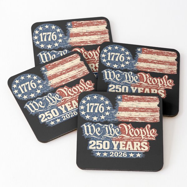 Item preview, We The People 250 Years, America 250 Anniversary, 1776 2026 Patriotic Vintage Flag, USA Semiquincentennial Gift designed and sold by Zizo-DR44.