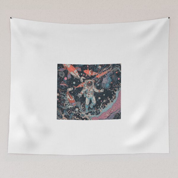Item preview, ArtCosmicKoiAstronaut designed and sold by Artrendzs.