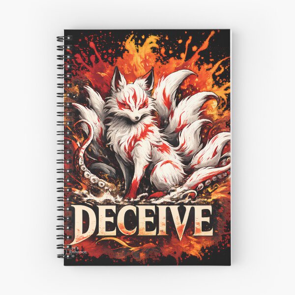 Item preview, Deceive Kitsune Dark Aesthetic Design designed and sold by RandomArtsByJo.