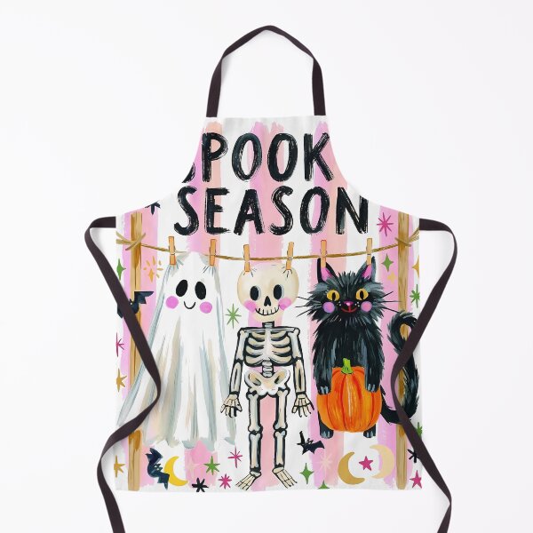 Aperçu de l'œuvre Fantôme et chat d'Halloween BCBG créée et vendue par OMITTEROMINOUS.