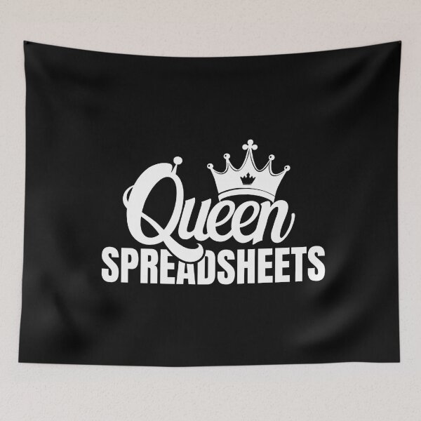 Item preview, Queen of Spreadsheets designed and sold by Dondonmart.
