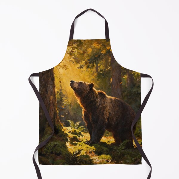 Item preview, Lone Grizzly Bear In The Forest designed and sold by Glimmersmith.