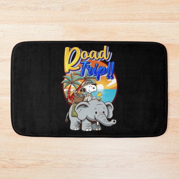 Item preview, Road Trip with Cute Dog on Elephant designed and sold by The Retromotel.