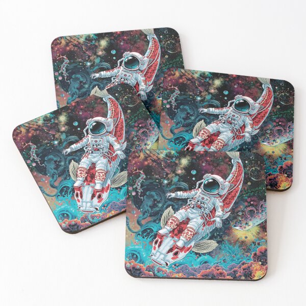 Item preview, ArtCosmicKoiAstronaut designed and sold by Artrendzs.