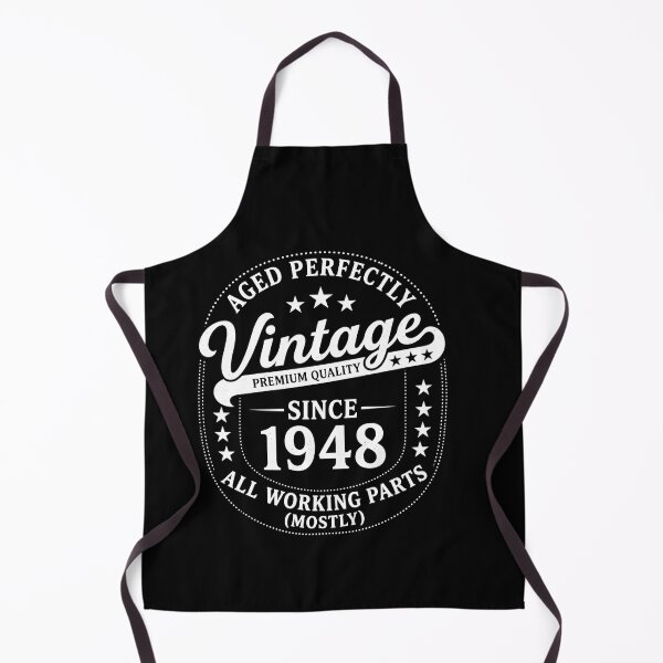 Item preview, Aged Perfectly Vintage Since 1948 Funny Retro Birthday Design designed and sold by msaloyach.