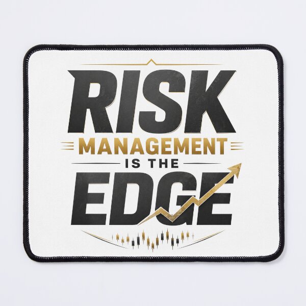 Item preview, Risk Management Is The Edge Trading Typography Shirt designed and sold by PipForgeStudio .