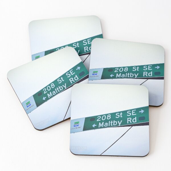 Item preview, 208th Street & Maltby Road, Bothell WA by Mistah Wilson designed and sold by The Street Sign Store.