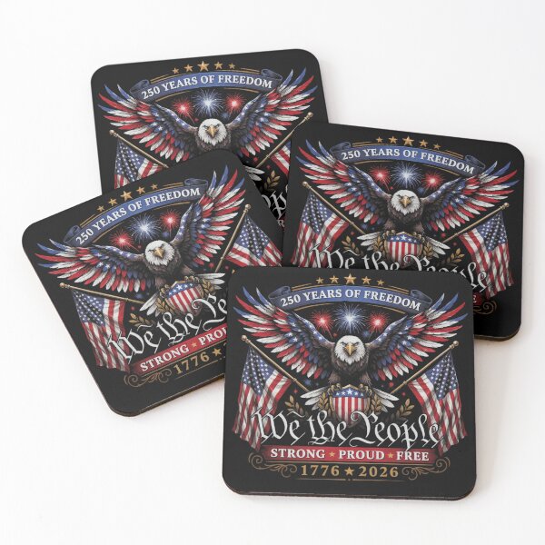 Item preview, We The People Eagle America 250 Years Of Freedom USA Flag Gift designed and sold by Zizo-DR44.