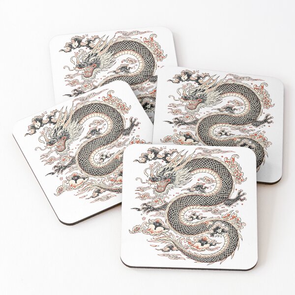 Item preview, Traditional Japanese Dragon – Ryujin Tattoo Style Illustration designed and sold by ArtnarongDesign.