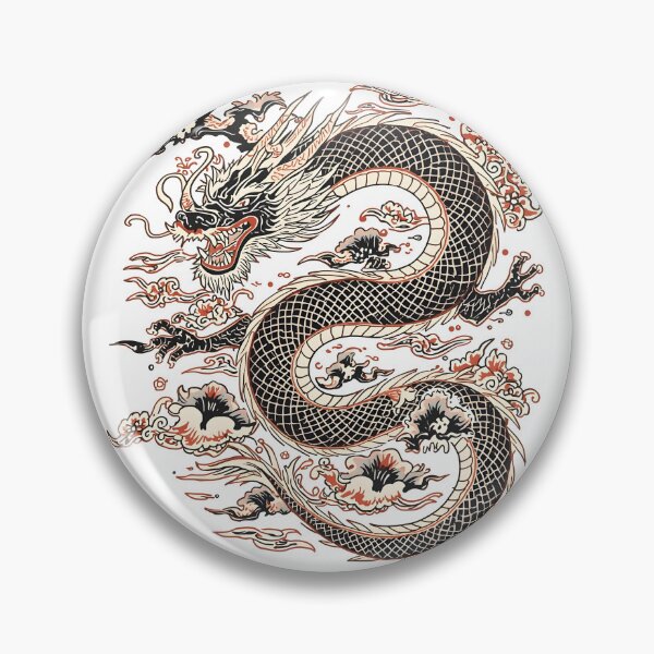 Item preview, Traditional Japanese Dragon – Ryujin Tattoo Style Illustration designed and sold by ArtnarongDesign.