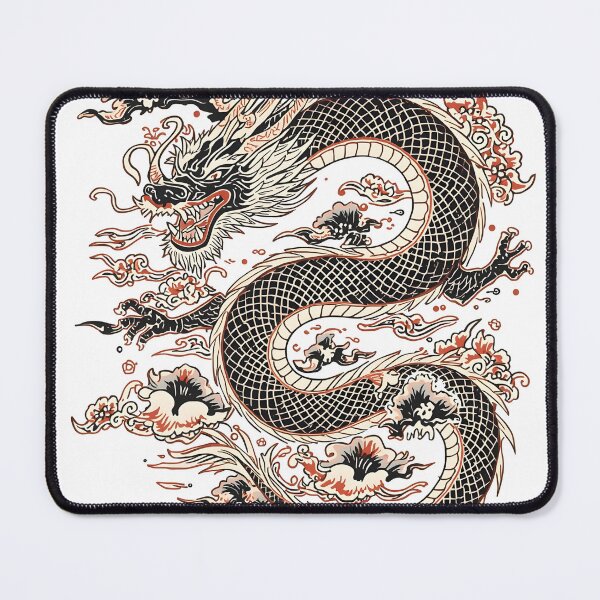 Item preview, Traditional Japanese Dragon – Ryujin Tattoo Style Illustration designed and sold by ArtnarongDesign.