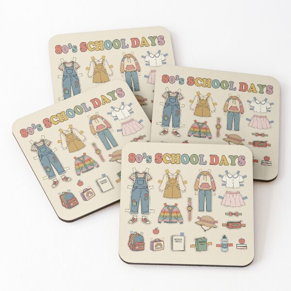 Item preview, 80s Back to School Paper Doll designed and sold by EunsooLee.