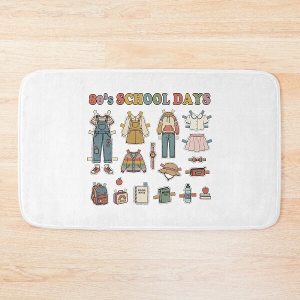 Item preview, 80s Back to School Paper Doll designed and sold by EunsooLee.