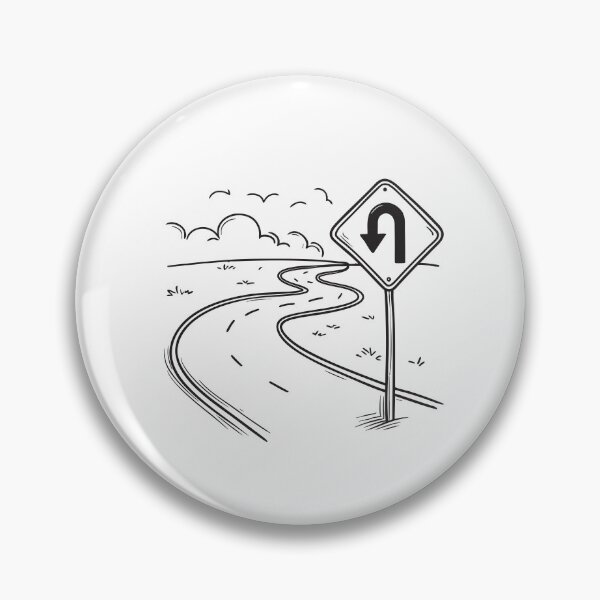 Item preview, U Turn Sign at Roadside designed and sold by rasagamastore.