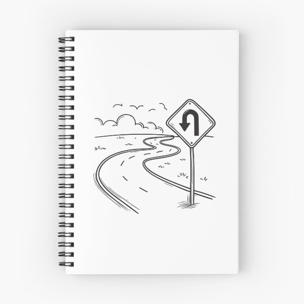 Item preview, U Turn Sign at Roadside designed and sold by rasagamastore.
