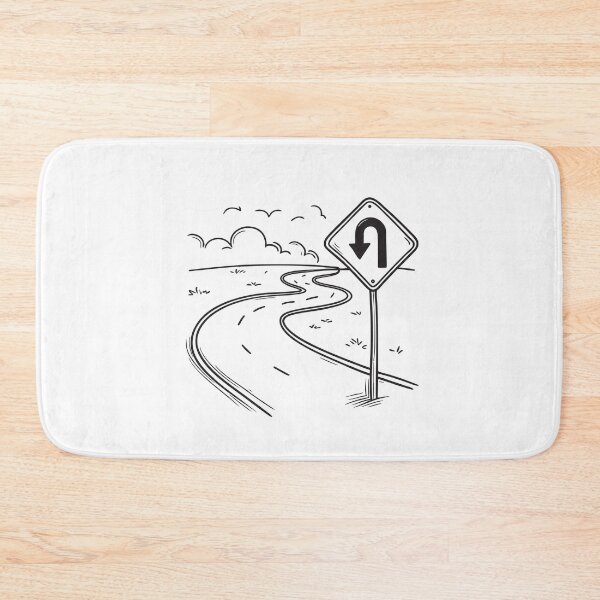 Item preview, U Turn Sign at Roadside designed and sold by rasagamastore.