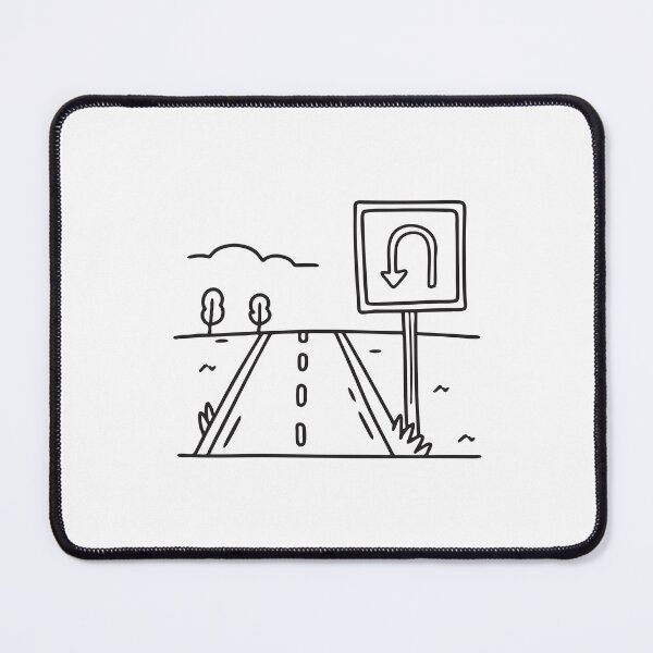 Item preview, U Turn Sign Just Off Roadside designed and sold by rasagamastore.