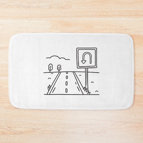 Item preview, U Turn Sign Just Off Roadside designed and sold by rasagamastore.
