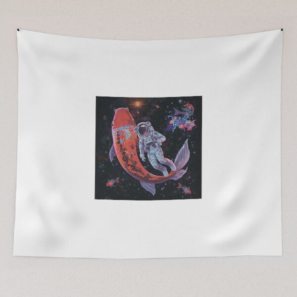 Item preview, ArtCosmicKoiAstronaut designed and sold by Artrendzs.