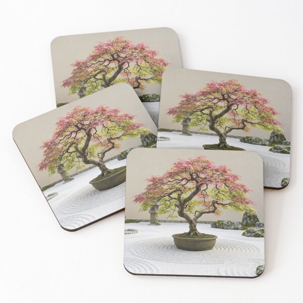 Item preview, Bonsai 盆栽 - Miniature Japanese Maple Tree in Pot designed and sold by Purrfecta.