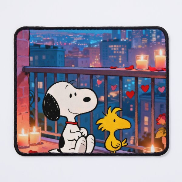 Item preview, Snoopy Night Skyline Valentine Art designed and sold by Innova_Creations.