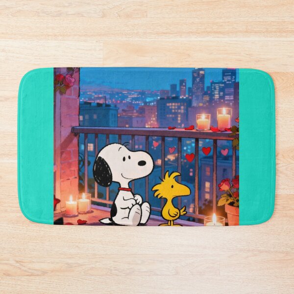 Item preview, Snoopy Night Skyline Valentine Art designed and sold by Innova_Creations.