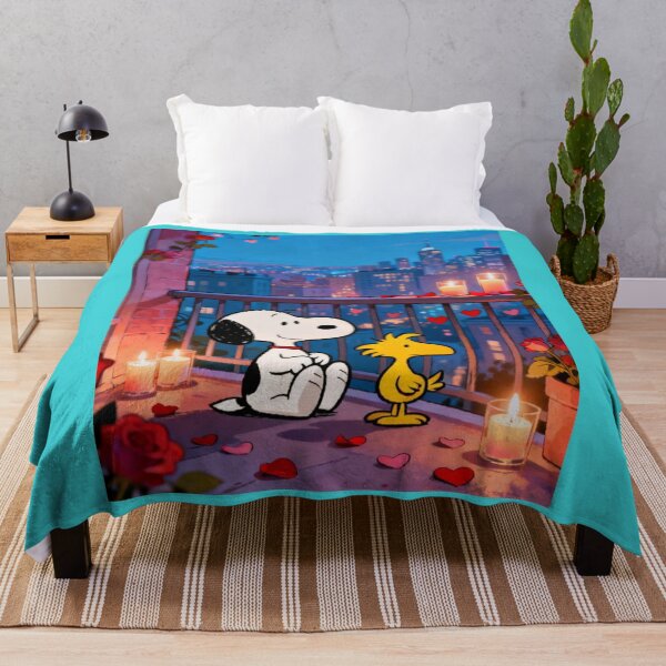 Item preview, Snoopy Night Skyline Valentine Art designed and sold by Innova_Creations.