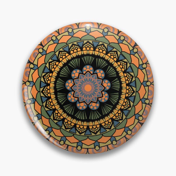 Item preview, Mid-Century Modern Geometric Mandala | Retro Boho Abstract Wall Art designed and sold by ThiagoSDantas.