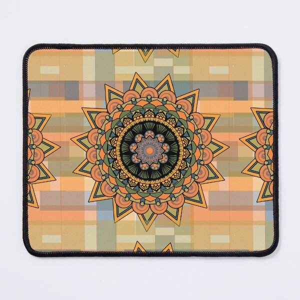 Item preview, Mid-Century Modern Geometric Mandala | Retro Boho Abstract Wall Art designed and sold by ThiagoSDantas.
