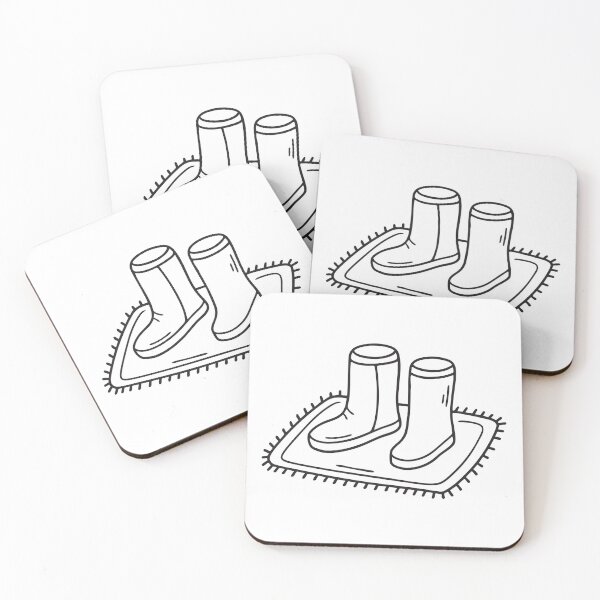 Item preview, Ugg Boots on Welcome Door Mat designed and sold by rasagamastore.