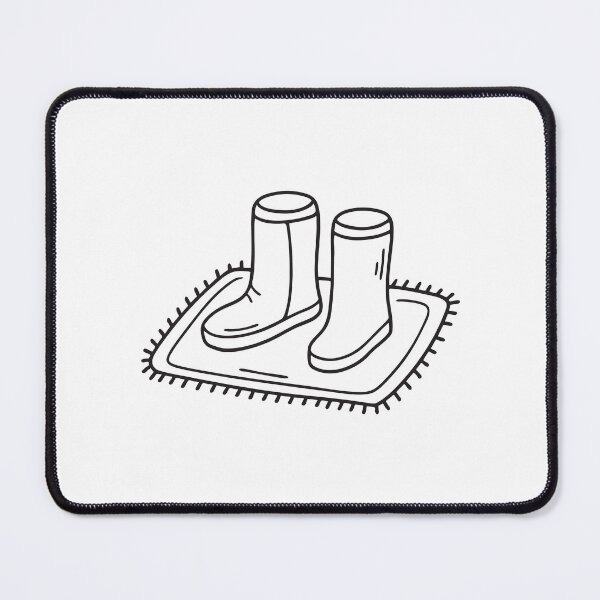 Item preview, Ugg Boots on Welcome Door Mat designed and sold by rasagamastore.