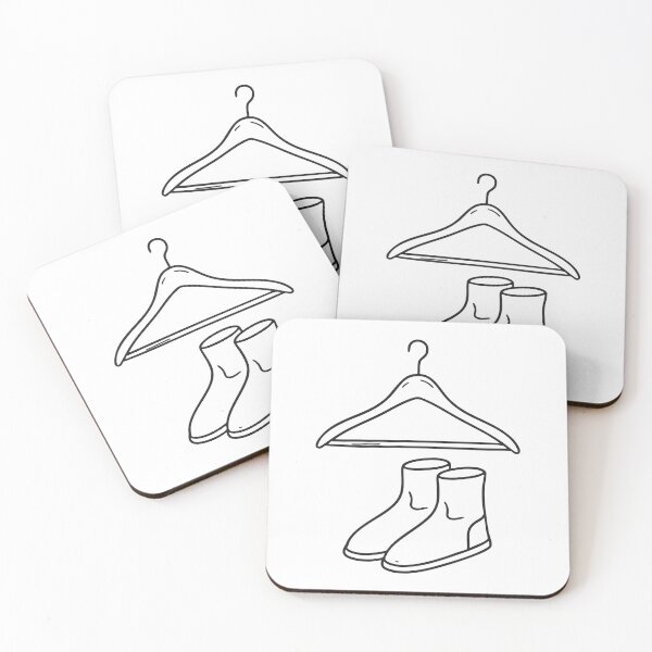 Item preview, Ugg Boots Under Wooden Coat Rack designed and sold by rasagamastore.
