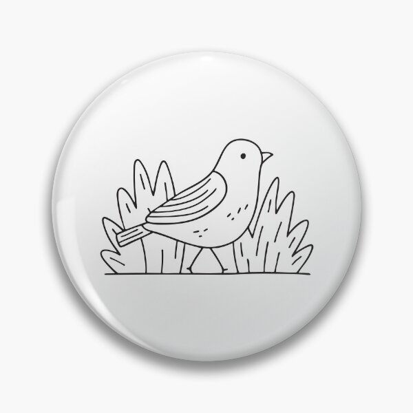 Item preview, Bird Walking Through Dense Underbrush designed and sold by rasagamastore.