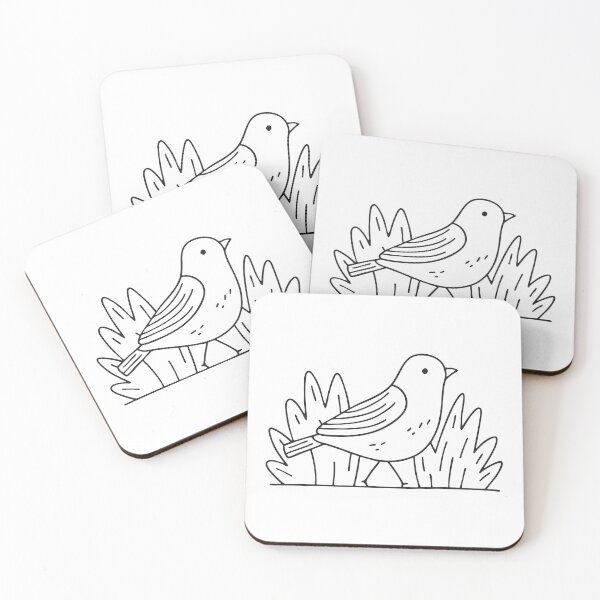 Item preview, Bird Walking Through Dense Underbrush designed and sold by rasagamastore.