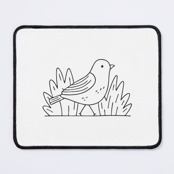 Item preview, Bird Walking Through Dense Underbrush designed and sold by rasagamastore.