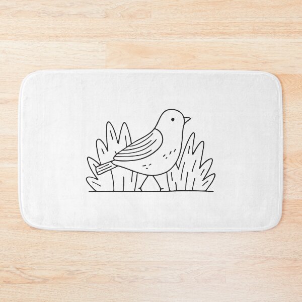 Item preview, Bird Walking Through Dense Underbrush designed and sold by rasagamastore.